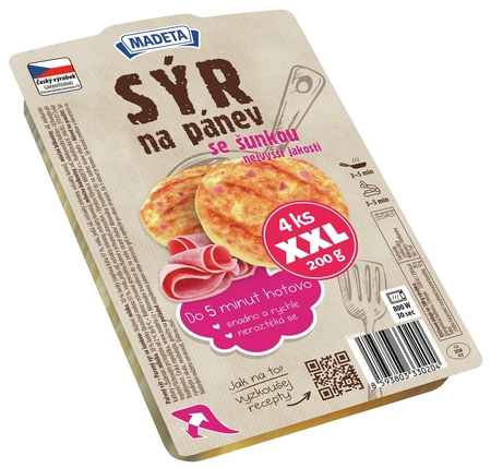 Sýr na_pánev se_šunkou XXL 4_ks_–_200_g 