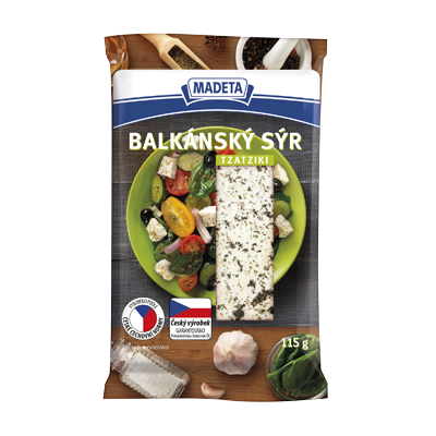 Balkánský sýr tzatziky 43% 115_g
