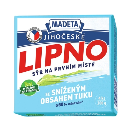 click to enlarge PROCESSED CHEESE LIPNO 26% 200G 4PCS