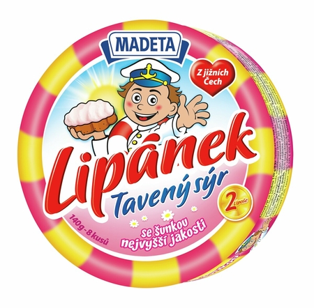 click to enlarge PROCESSED CHEESE LIPÁNEK HAM 60% 140G 8PCS