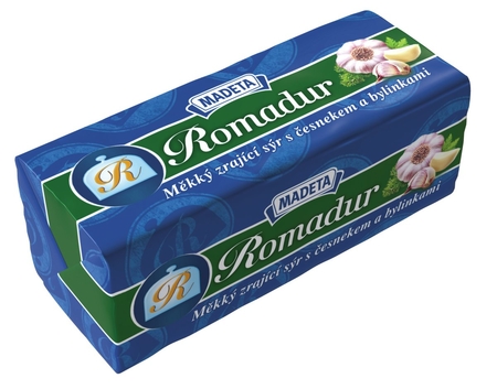 Kliknutím zvětšíte Romadur česnek s_bylinkami 40% 100_g