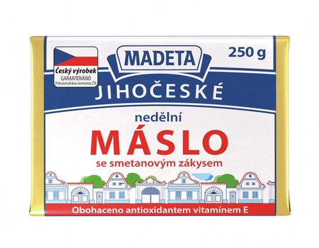 Kliknutím zvětšíte Jihočeské máslo nedělní se smetanovým zákysem 250_g