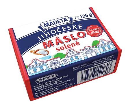 Jihočeské máslo solené 77% 125_g