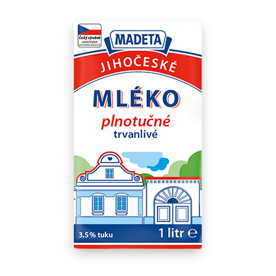Jihočeské mléko trvanlivé plnotučné 3,5% 1_l