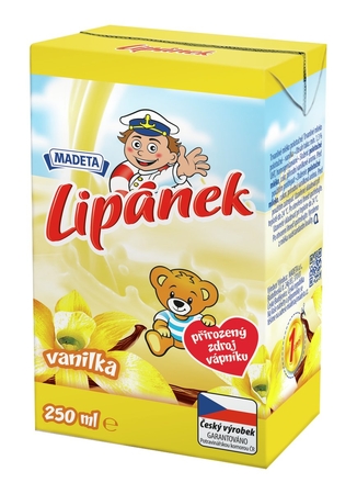 MILK UHT LIPÁNEK VANILLA 1,3% 250ML