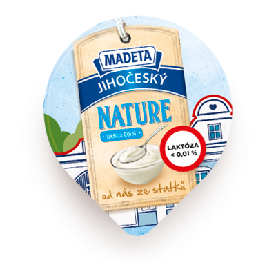 Jihočeský Nature bílý jogurt bez_laktózy 3% 150_g