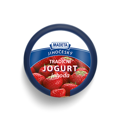 Jihočeský jogurt jahoda 2,8% 200_g